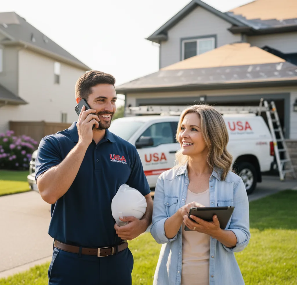 USA Roof Repair Experts customer support in McAllen
